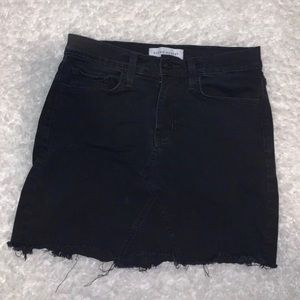 Flying Monkey black jean skirt